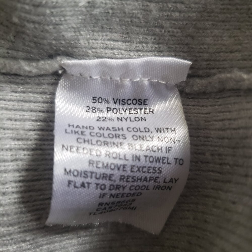 Leith Light Gray Ribbed Sweater - Picture 14 of 14